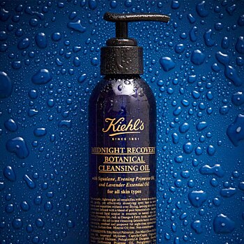 Kiehl's Нічна відновлювальна олія для очищення шкіри обличчя Midnight Recovery