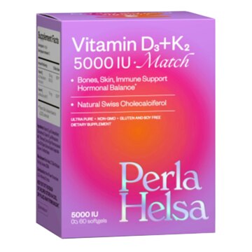 Perla Helsa Vitamin D3+K2 Match 5000 IU