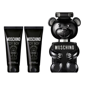MOSCHINO インポートブラック パーティーバック、コスメバック Подарунковий набір для чоловіків Moschino Toy Boy (25 мл + 5 мл +