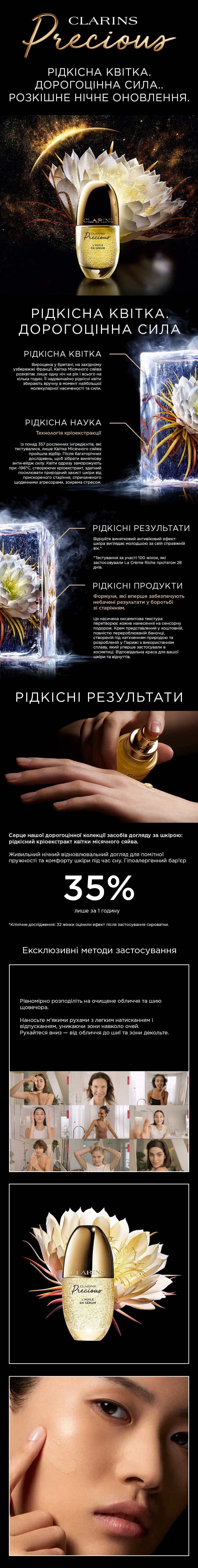 Clarins Precious — 30 ML купить в интернет-магазине BROCARD с